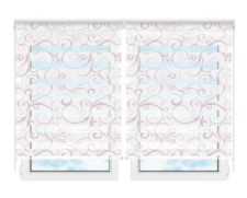 Рулонные шторы мини День Ночь Марино-951 цена. Купить в «Мастерская Жалюзи»