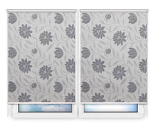 Рулонные шторы Мини Далия-серый цена. Купить в «Мастерская Жалюзи»
