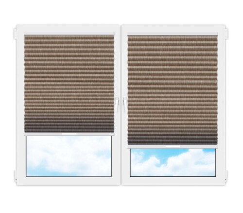 Плиссе (шторы, жалюзи) оттава б.о коричневый цена. Купить в «Мастерская Жалюзи»