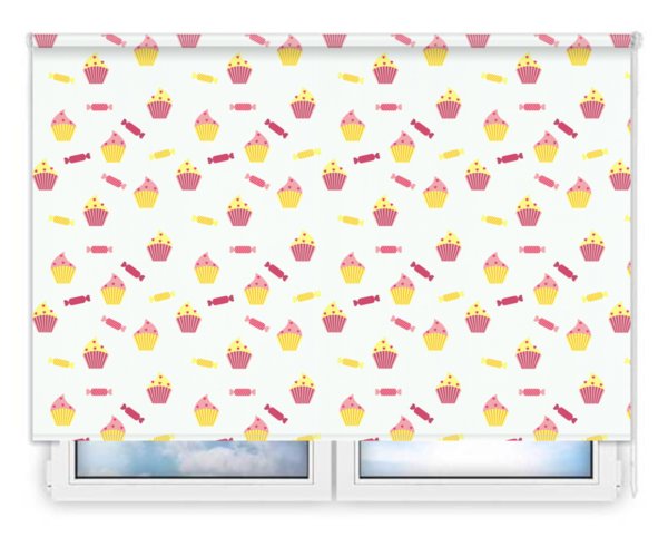 Стандартные рулонные шторы Кексы-БО цена. Купить в «Мастерская Жалюзи»